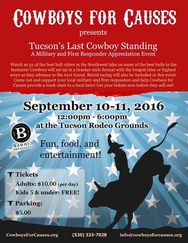 Cowboys For Causes Flyer